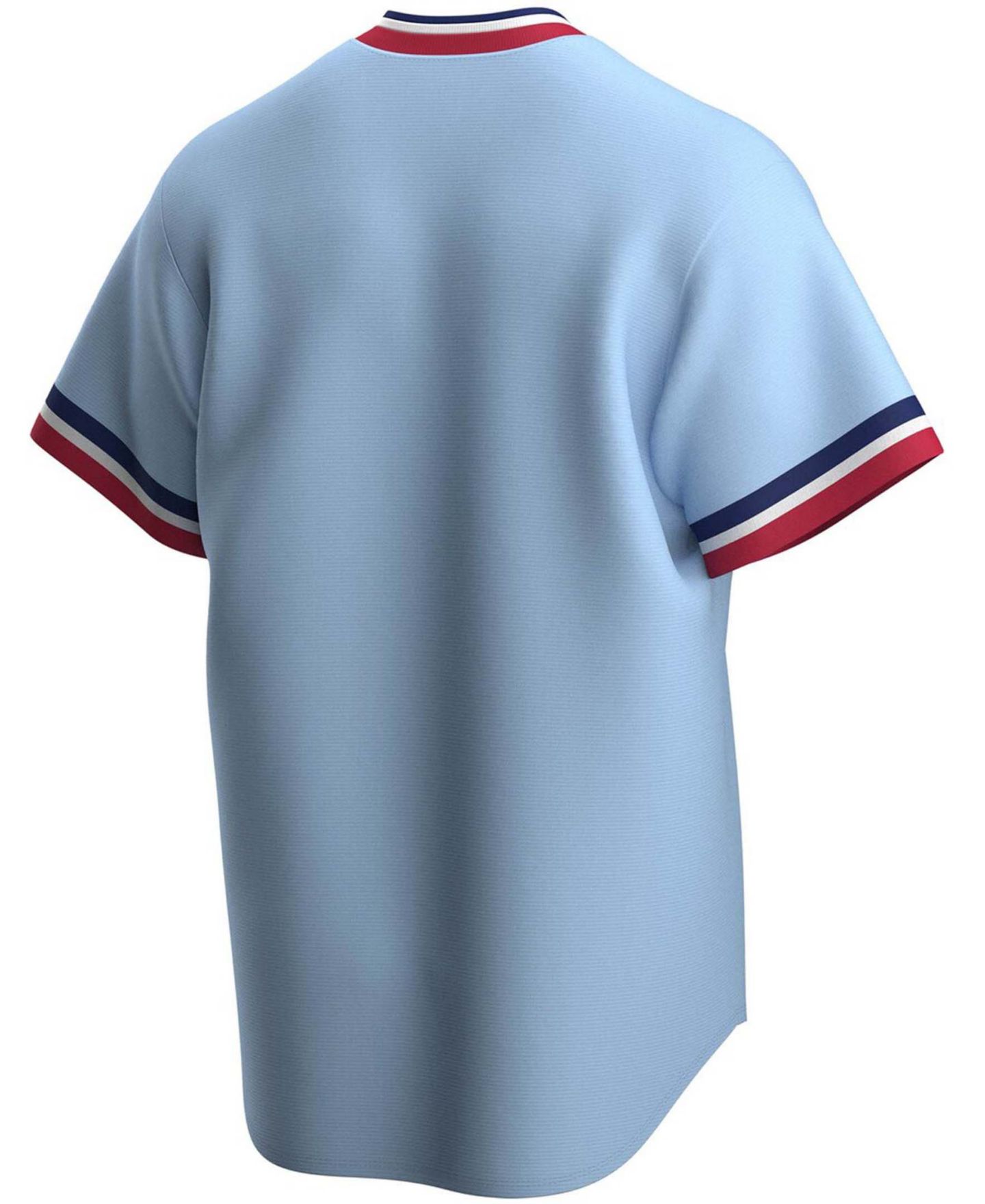 Мужской топ Nike Light Blue Minnesota Twins Road Cooperstown Collection Team Jersey — фото 2