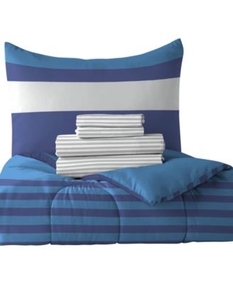Rugby Stripe 5-Pc. Comforter Set, Twin
