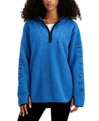 tommy hilfiger fleece quarter zip