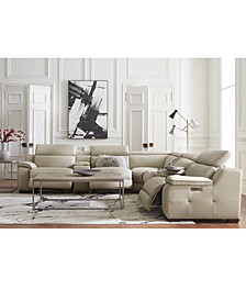 Pauleen Beyond Leather Sectional Collection, Created for Macy's