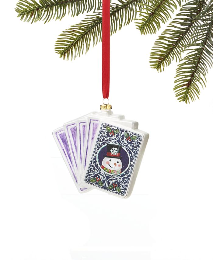 Answer the phone satellite sake Holiday Lane All About You Snowman Poker Ornament, Created for Macy's &  Reviews - Shop All Holiday - Home - Macy's