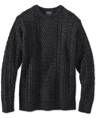 Pendleton cable store knit crewneck sweaters