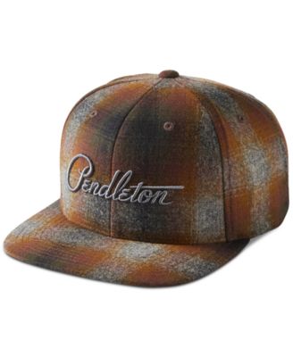 Plaid Logo Embroidered Wool 