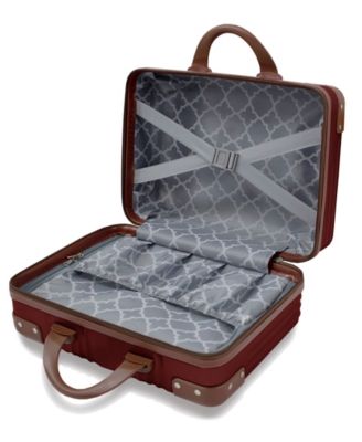 Tr&eacute;sor Carry-on Vanity Trunk Luggage, Set of 2