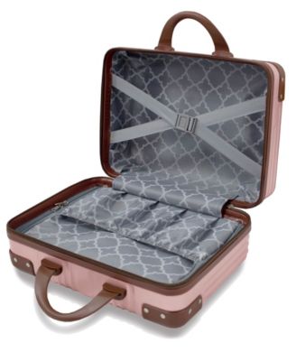 Tr&eacute;sor Carry-on Vanity Trunk Luggage, Set of 2