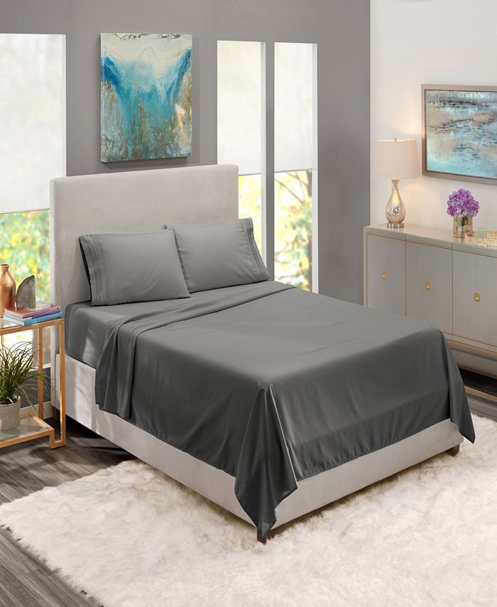 Nestl Premier Collection Deep Pocket 5 Piece Bed Sheet Set, King Split