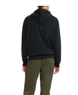 Men's Regular Fit Batwing Graphic Logo Hoodie