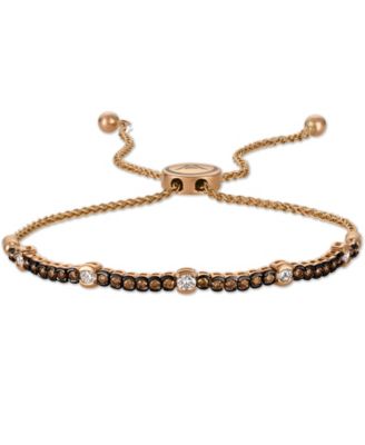 levian chocolate diamond bolo bracelet