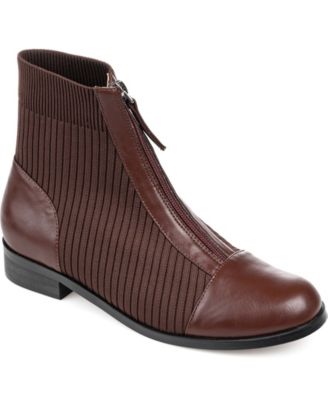 Women's Bexlie Front Zip Knit Ankle Booties