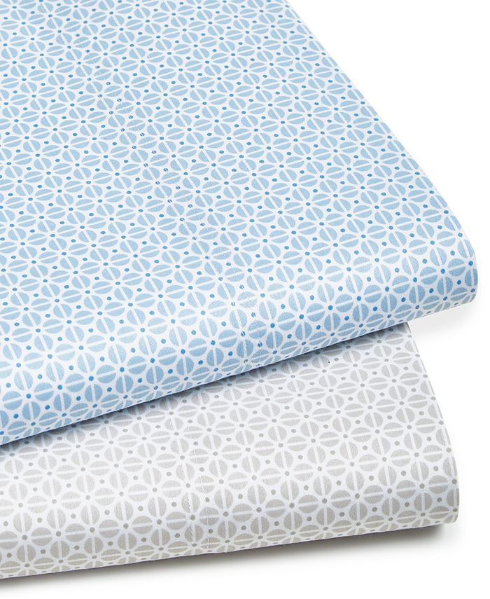 Charter Club Divided Dots Cotton 4Pc. Sheet Set, King, Created for