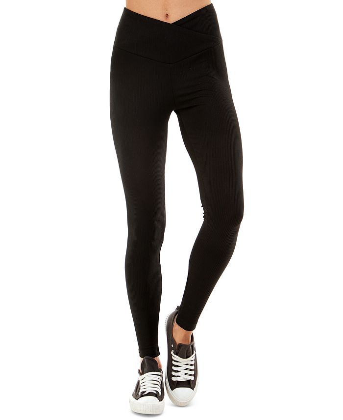 VF-Sport Long Leggings - Front & Back Ripped, Junior Size (Black, Sm) at   Women's Clothing store