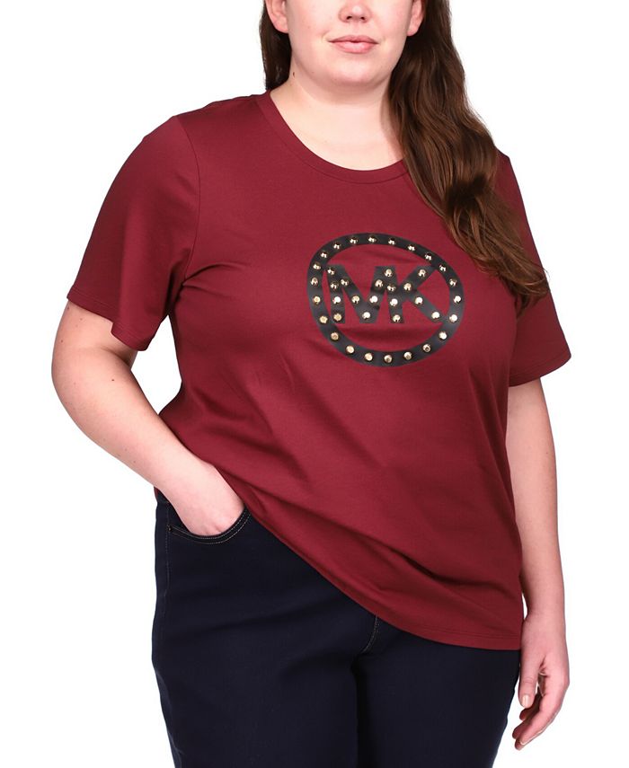 Michael kors studded t shirt top