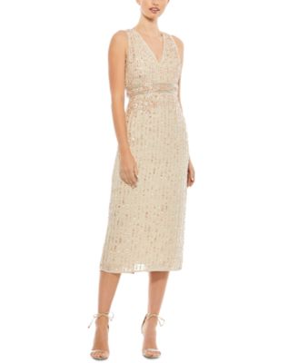 MAC DUGGAL - Sequinned Midi Dress