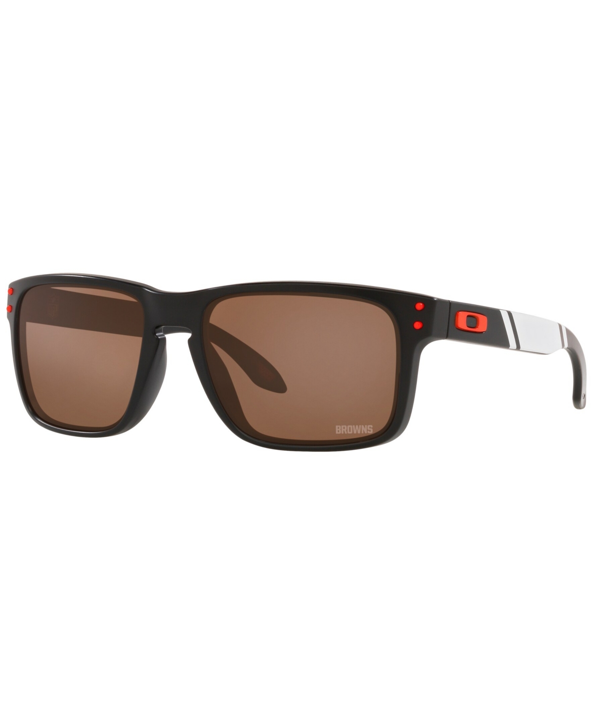 Oakley Holbrook Men's Sunglasses, OO9102 Nfl Collection - BROWNS Matte Black