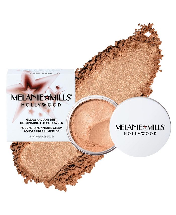 Gold Shimmer Powder for Body, Face – Melanie Mills Hollywood