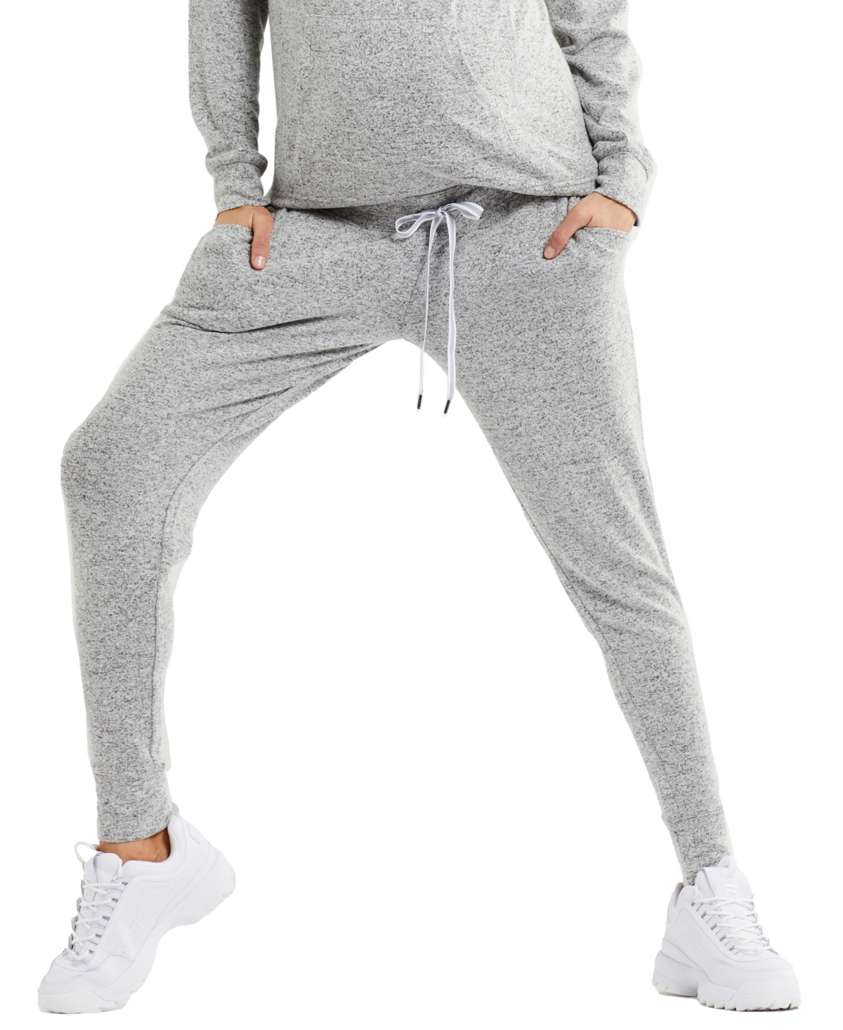  A Pea in the Pod Under-Belly Hacci Maternity Jogger Pants