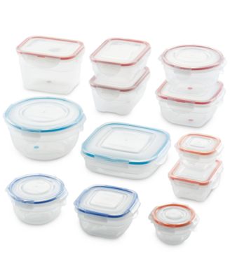 Lock n Lock - Easy Essentials 24-Pc. Color Mates Storage Container Set