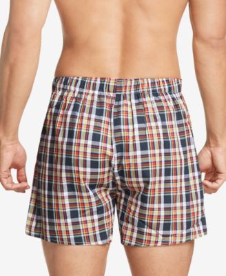 Men's 3-Pack Classic Printed Cotton Poplin Boxers