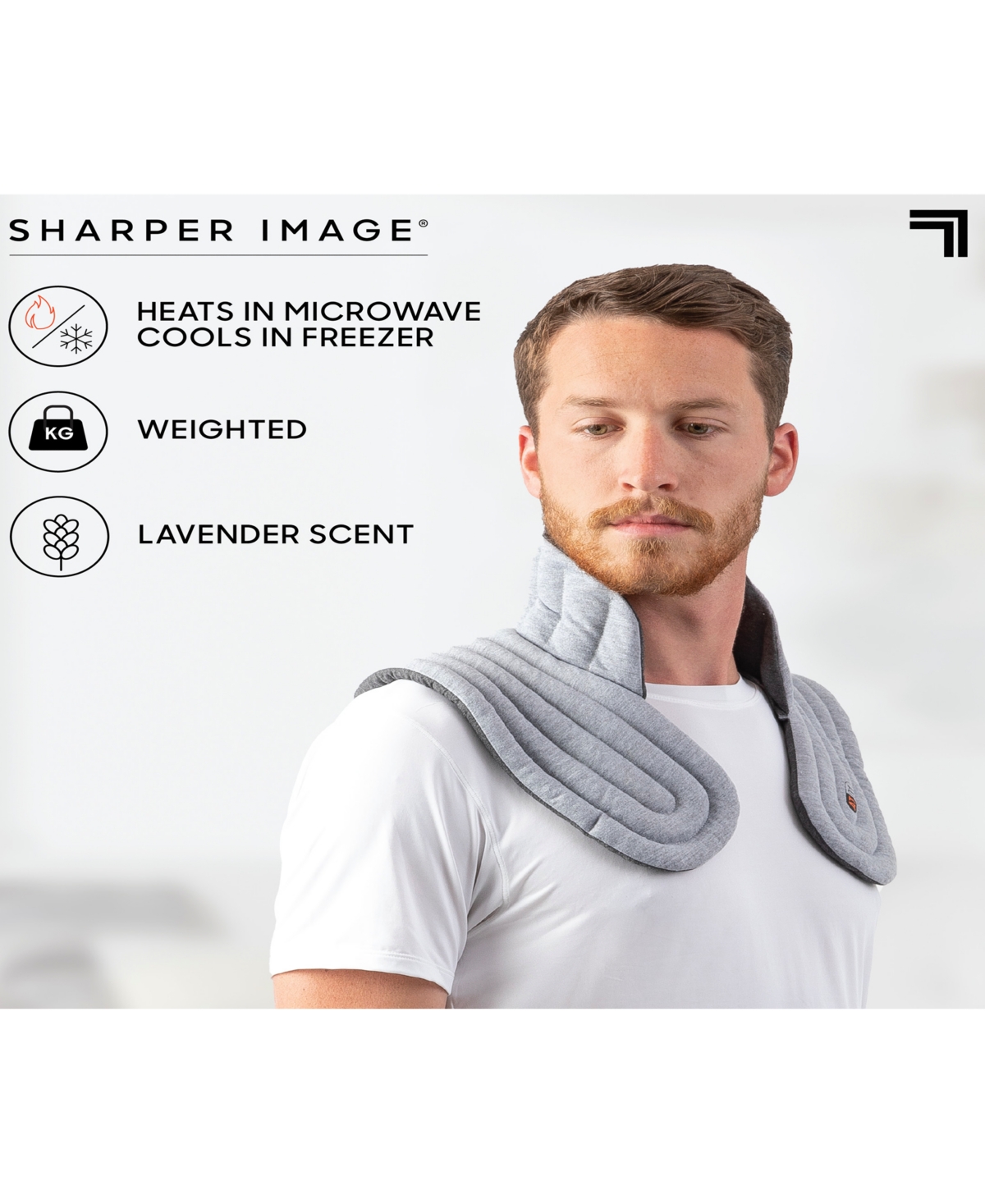 Sharper Image Heated Neck & Shoulder Aromatherapy Wrap