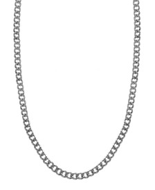 Curb Chain Necklace, Gold Plate and Silver Plate