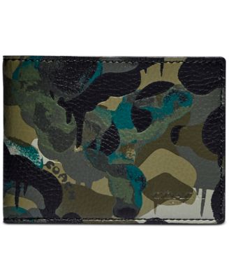 coach wallet men camo