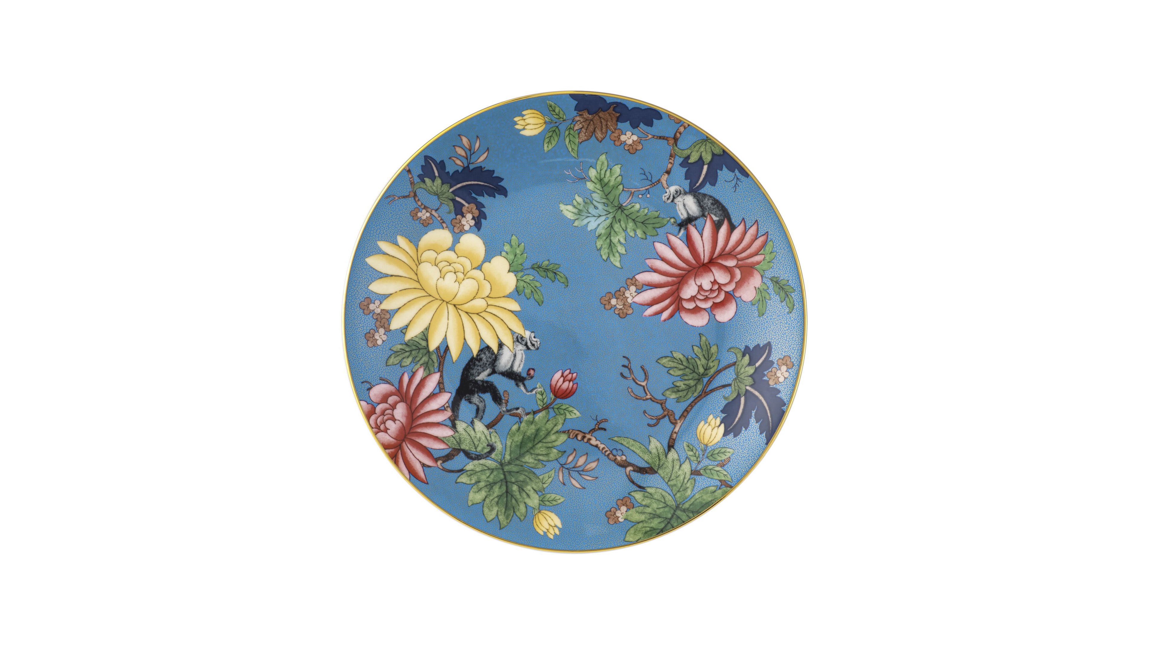 Wedgwood Wonderlust Sapphire Garden Plate Coupe