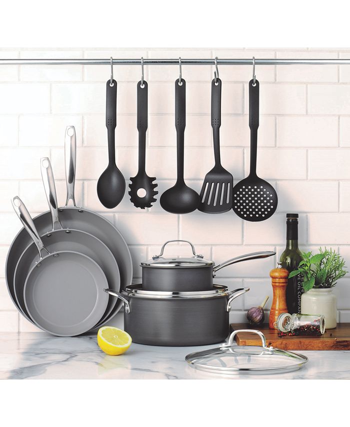 11 Piece Nonstick Cookware Sets, Granite Non Stick Pots and Pans