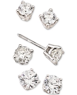 Diamond Stud Earrings (1/2 ct. t.w.) in 14k White Gold or Gold 