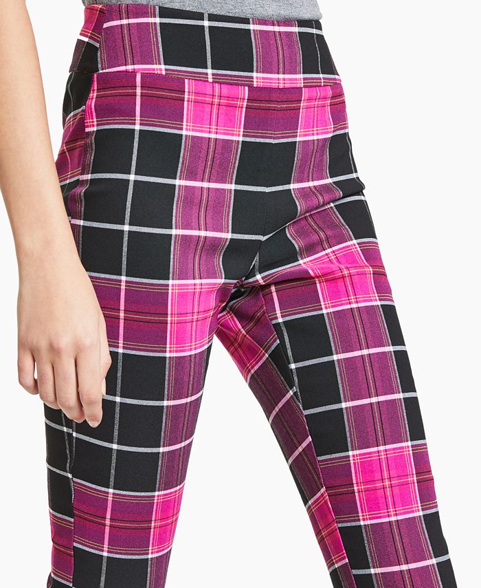 Bar III Plaid Skinny Pants, Created for Macy's Macy's
