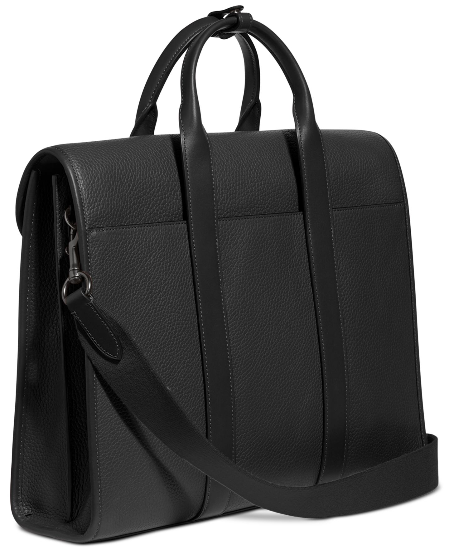 Мужская сумка Coach Gotham Portfolio, цвет: Чёрный — фото 2
