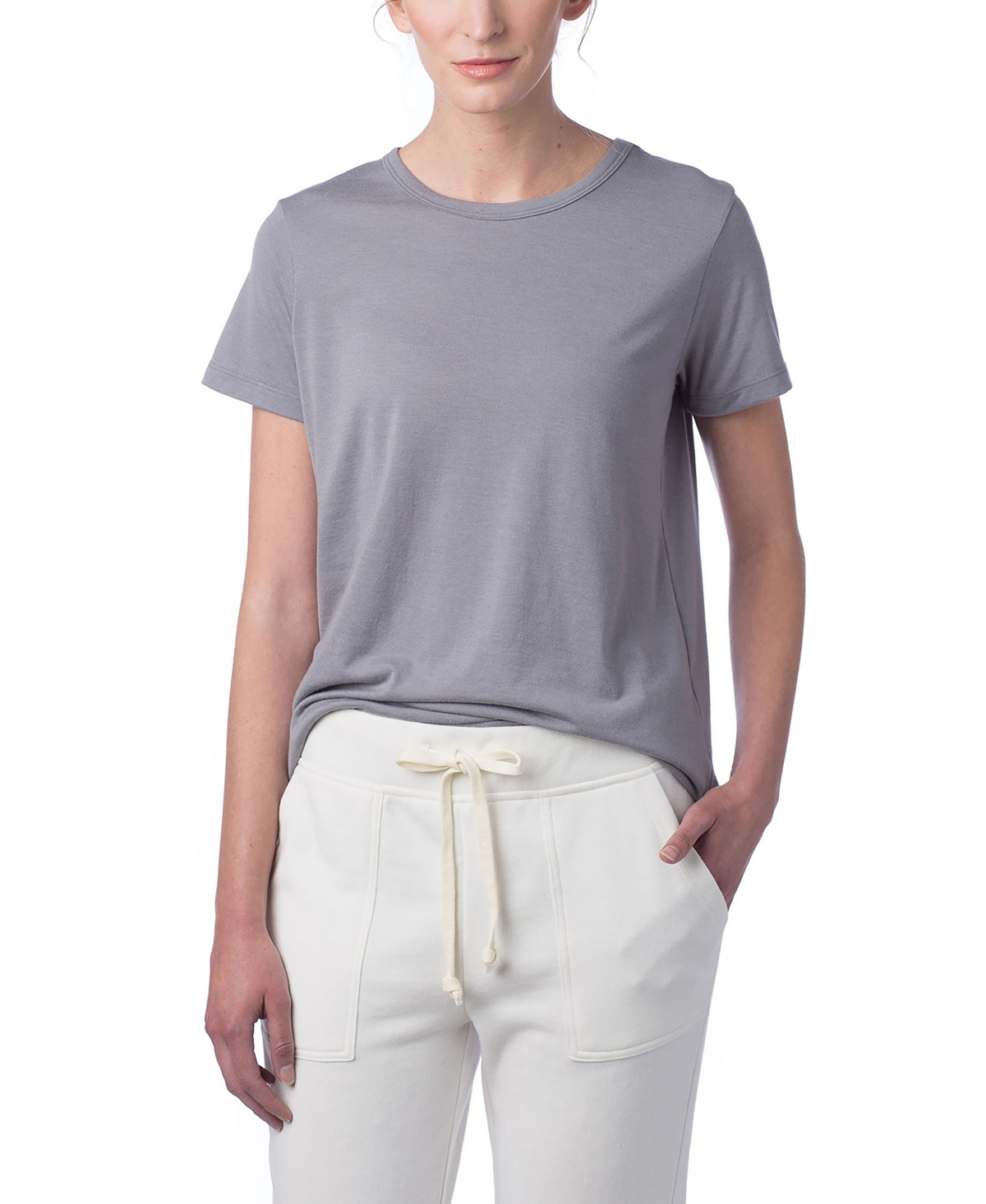 Women's Modal Tri-Blend Crew T-shirt - White