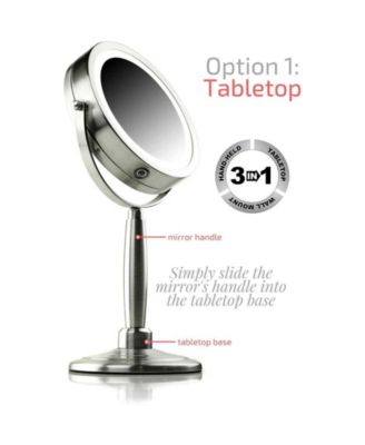 OVENTE Makeup Mirror With Lights And Magnification, 7'' - Macy's