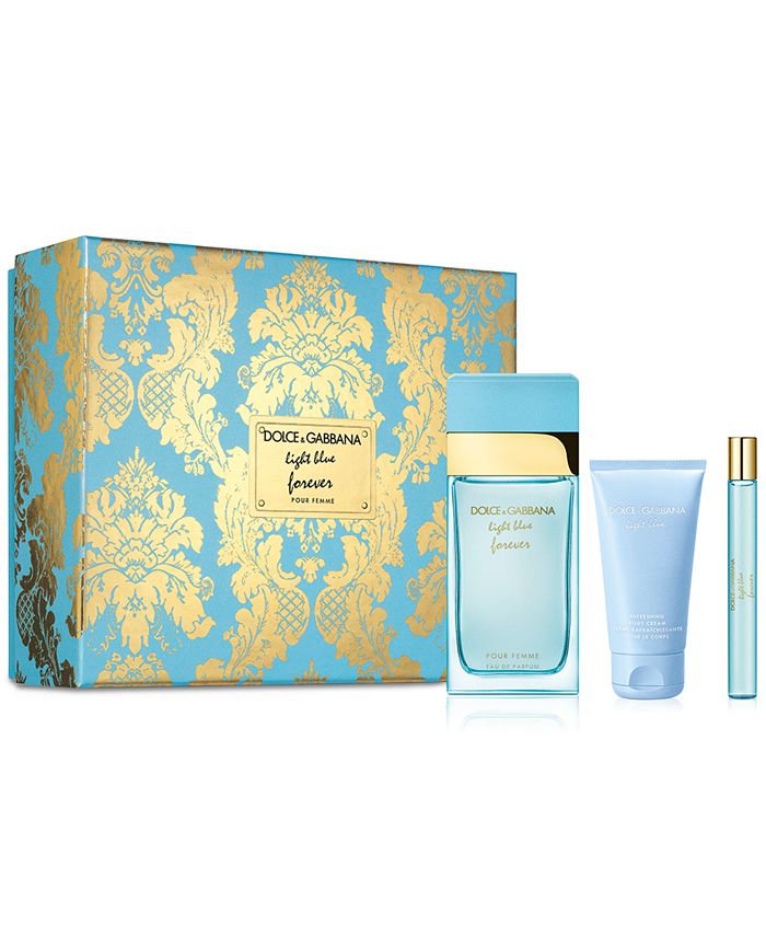 Dolce Gabbana DOLCE&GABBANA 3-Pc. Light Blue Forever Eau de Parfum Gift Set & Reviews - Beauty - Macy's