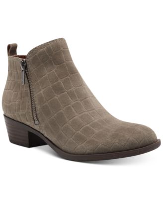 macys olive green booties