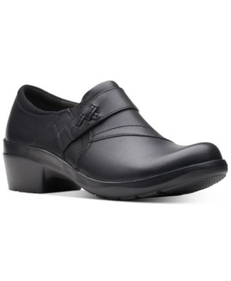 womens clarks leather shoes