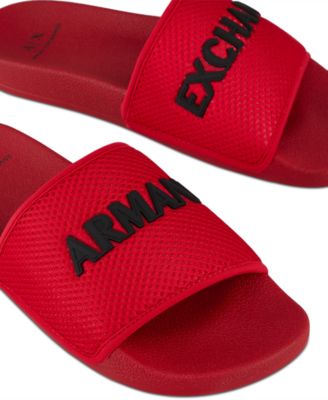 Sandals EA7 Men color Red