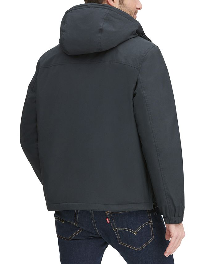 Tommy Hilfiger Men's Performance Taslan Popover Hooded Jacket & Reviews