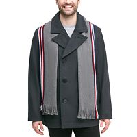 Tommy Hilfiger Men's Classic Double-Breasted Peacoat