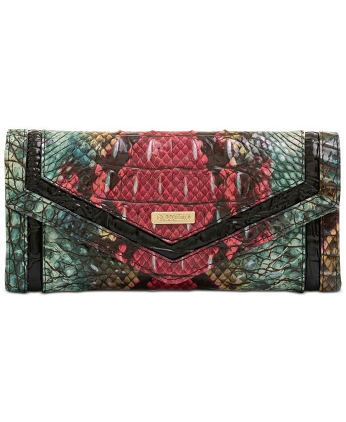 Brahmin Veronica Embossed Leather Wallet Macys 