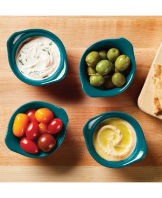 Ceramics Round Ramekin Dipper Cups, Set of 4