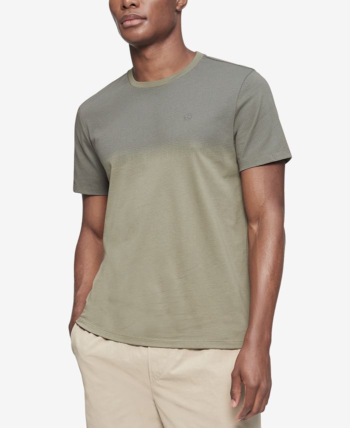 Calvin Klein Men's Liquid Touch Colorblocked T-Shirt & Reviews - T-Shirts -  Men - Macy's