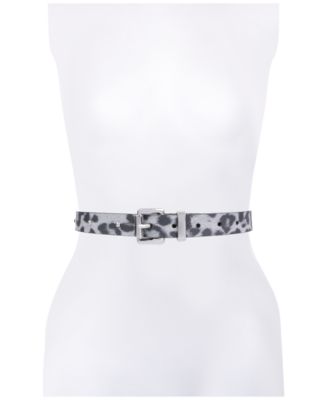 Michael Kors - Studded Leopard Leather Belt