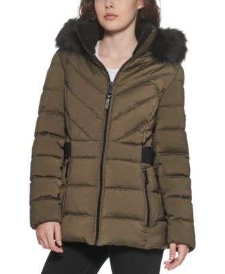 dkny padded coat