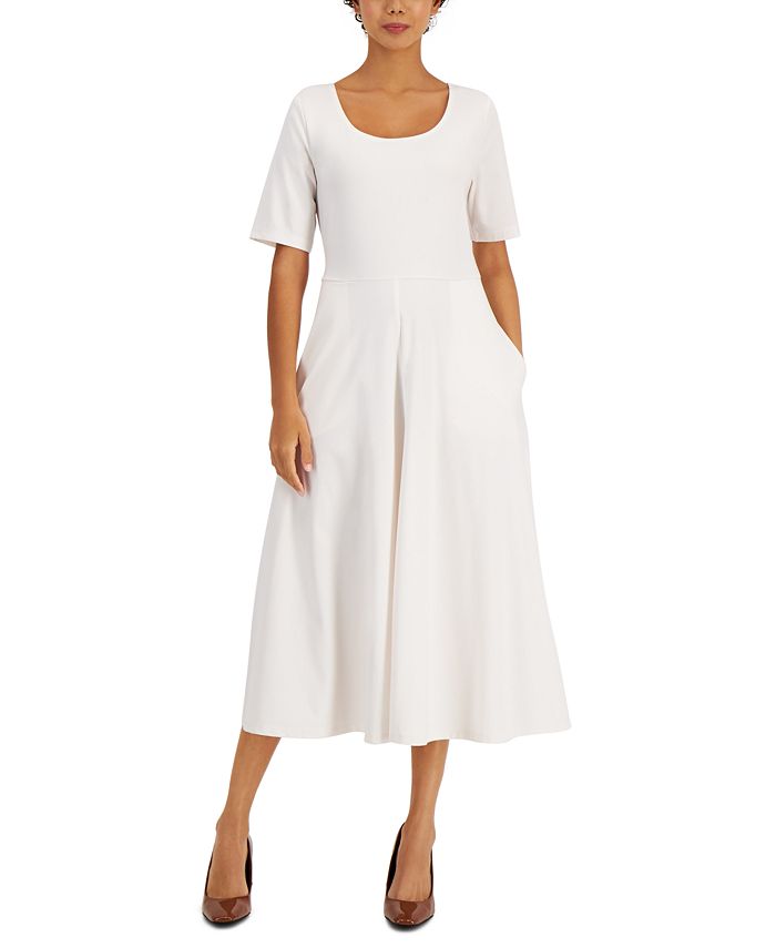 Alfani Fit & Flare Midi Dress, Created For Macy's Macy's
