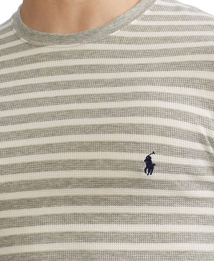 Polo Ralph Lauren Men's Striped Long-Sleeve Sleep T-Shirt - Macy's