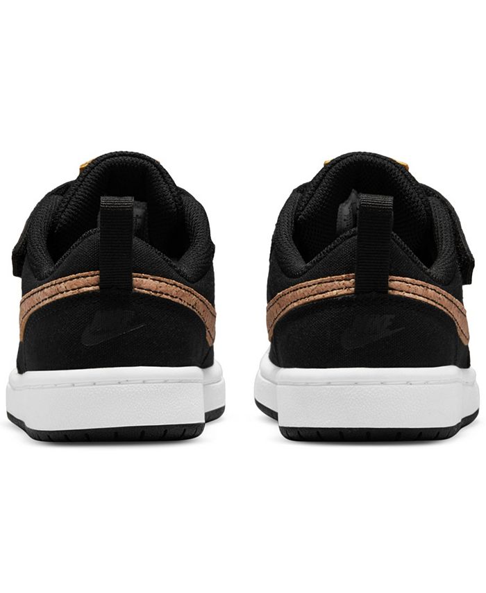 Nike Little Boys Nike Court Borough Low 2 Canvas Casual Sneakers from ...