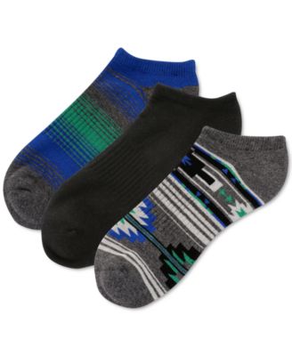 Hot Sox - Men's Patterned Ankle Socks - 3pk.