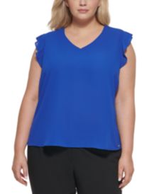 Plus Size Ruffled Top