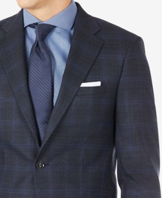 calvin klein windowpane suit