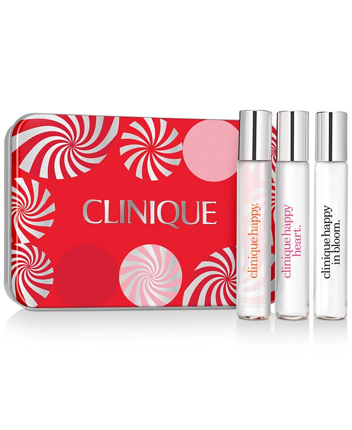 Macys Clinique Skincare Makeup 8 Pcs Deluxe Samples Gift Set Red Blue Star  Bag